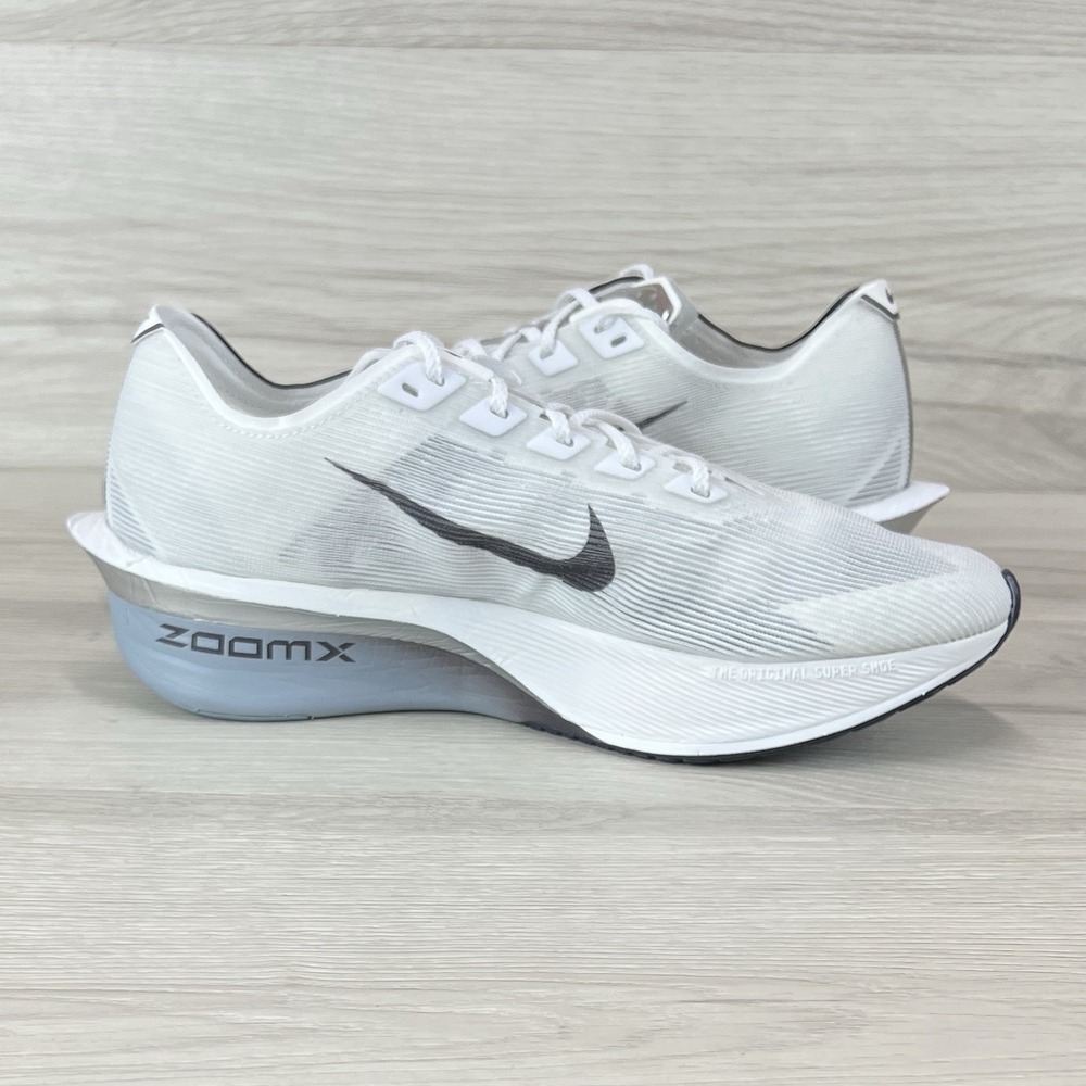 Men's 11 - Nike Zoomx Vaporfly Next%4 White Gridiron Obsidian Mist HF6414-100 - Picture 6 of 10
